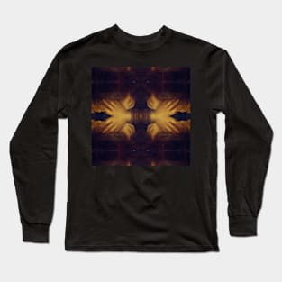 Mandalisa Kaleidoscope [Hands] Pattern (Seamless) 7 Long Sleeve T-Shirt